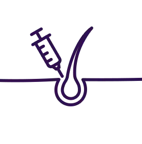 Geeignet für die Anwendung nach einer Haartransplantation.