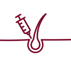 Geeignet für die Anwendung nach einer Haartransplantation.