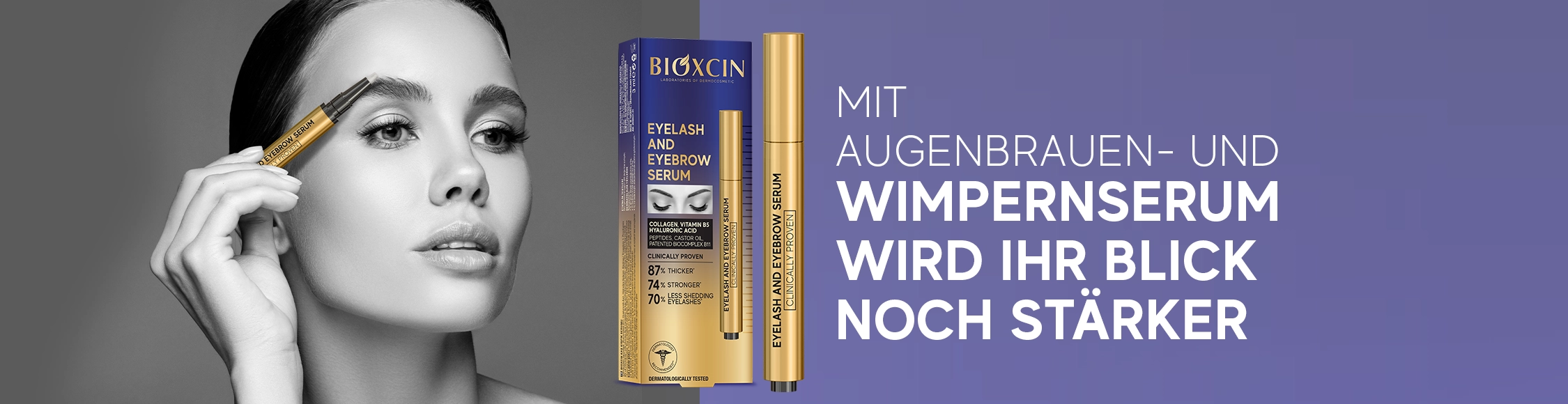 Augenbrauen und Wimpernserum